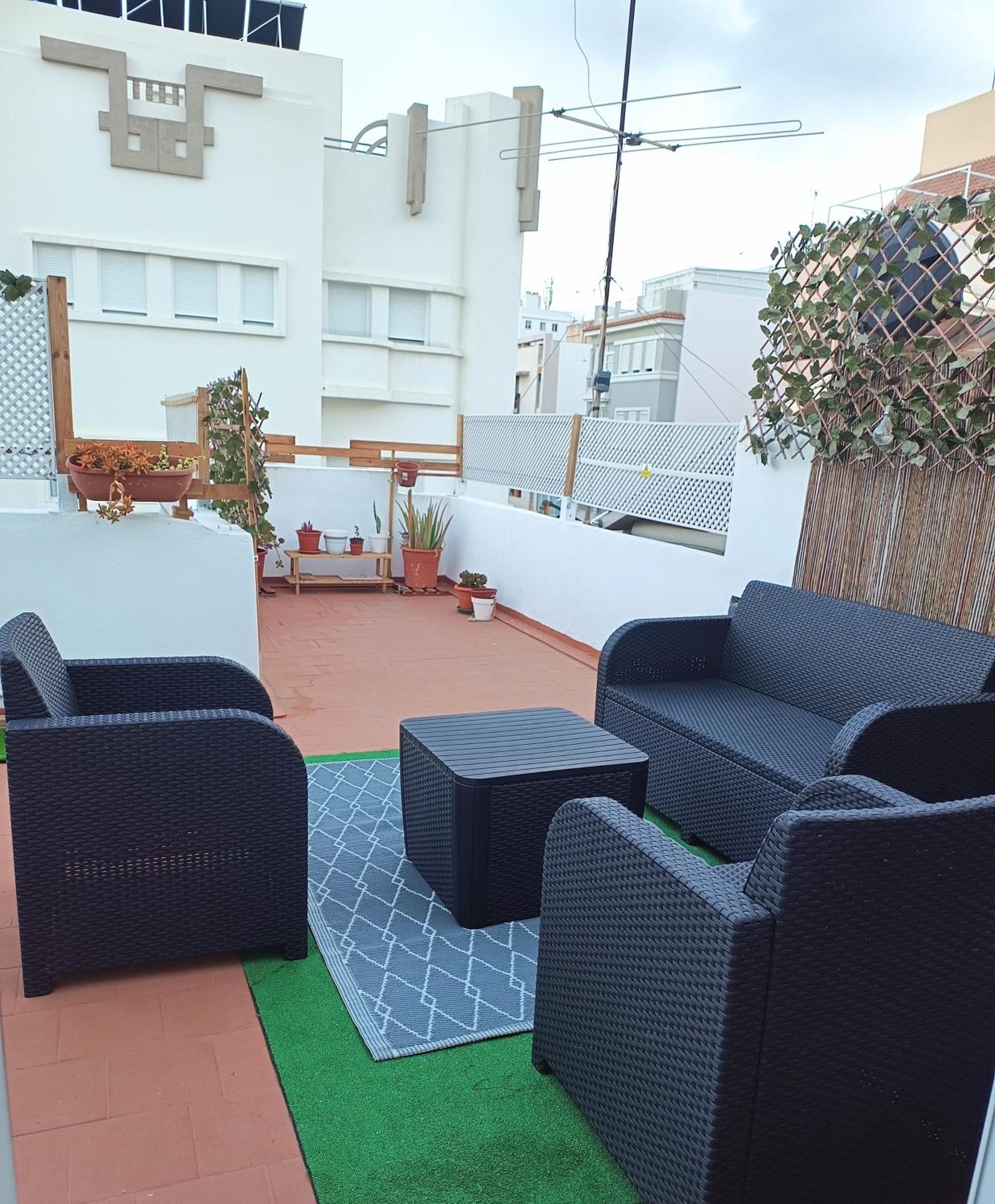 Center Santa Cruz, Alojamiento Centrico Con Gran Terraza, Cocina , Salon Y Banos, Todo Privado Eksteriør billede