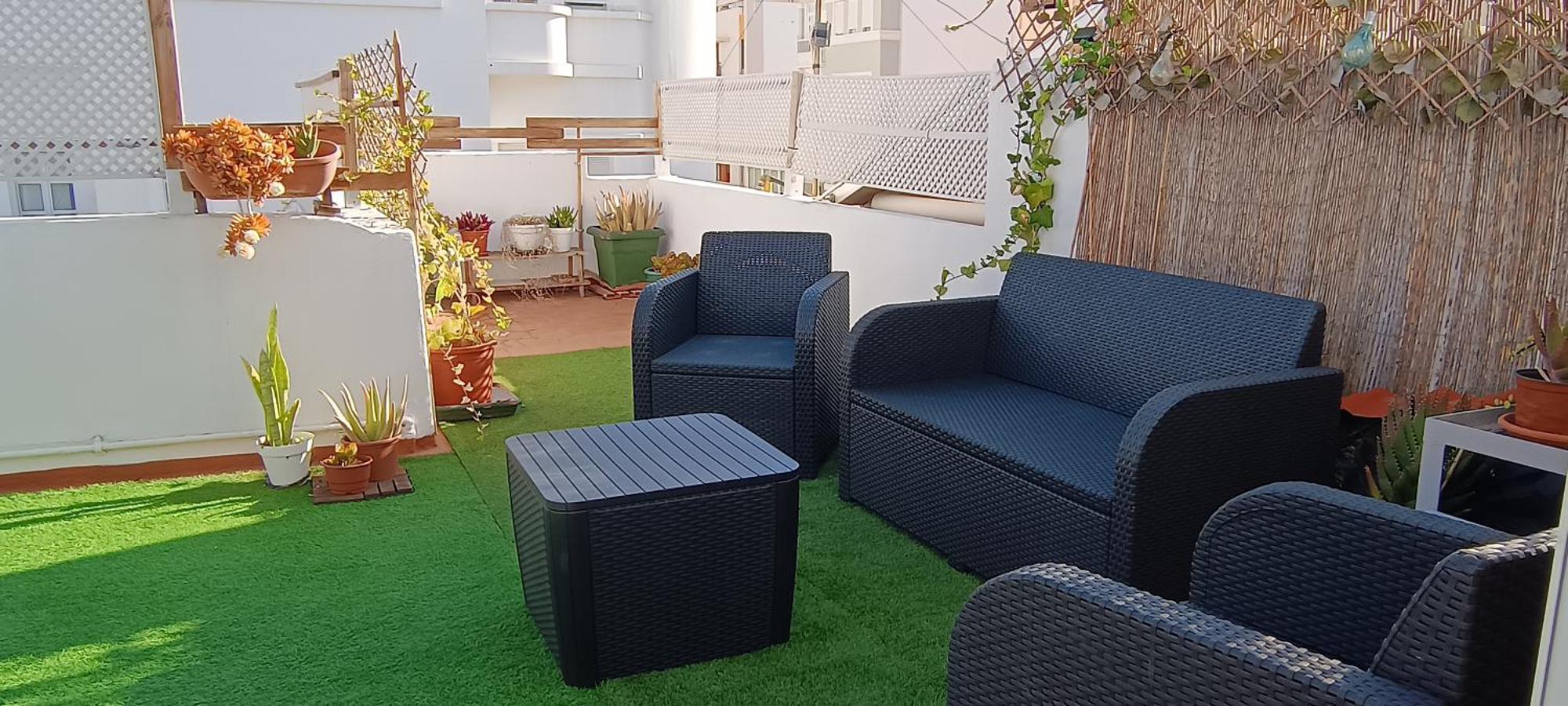 Center Santa Cruz, Alojamiento Centrico Con Gran Terraza, Cocina , Salon Y Banos, Todo Privado Eksteriør billede